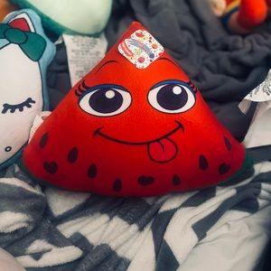 Cute Red Watermelon Plush Pillow